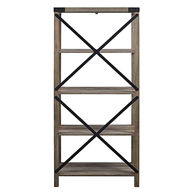 Forest Gate&trade; Wheatland Modern Farmhouse 64-Inch 5-Shelf Bookcase. View a larger version of this product image.