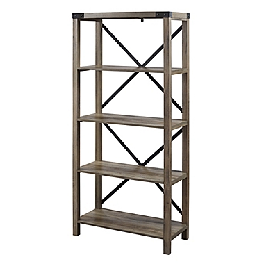 Forest Gate&trade; Wheatland Modern Farmhouse 64-Inch 5-Shelf Bookcase. View a larger version of this product image.