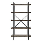 Alternate image 6 for Forest Gate 68&quot; Industrial Modern Pipe Bookshelf in Grey Wash