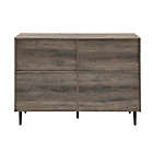 Alternate image 3 for Forest Gate&trade; 6-Drawer Farmhouse Wood Storage Cabinet in Slate Grey