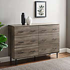 Alternate image 7 for Forest Gate&trade; 6-Drawer Farmhouse Wood Storage Cabinet in Slate Grey