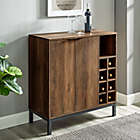 Alternate image 3 for Forest Gate&trade; 34-Inch Modern Bar Cabinet in Rustic Oak