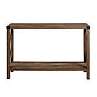 Alternate image 7 for Forest Gate Wheatland Modern Farmhouse Entryway Accent Table in Rustic Oak