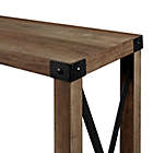 Alternate image 4 for Forest Gate Wheatland Modern Farmhouse Entryway Accent Table in Rustic Oak