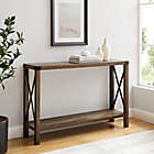 Alternate image 8 for Forest Gate Wheatland Modern Farmhouse Entryway Accent Table in Rustic Oak