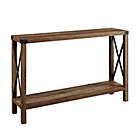 Alternate image 0 for Forest Gate Wheatland Modern Farmhouse Entryway Accent Table in Rustic Oak