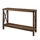 Alternate image 6 for Forest Gate Wheatland Modern Farmhouse Entryway Accent Table in Rustic Oak