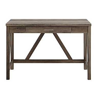 Forest Gate&trade; 46-Inch A-Frame Desk in Grey Wash. View a larger version of this product image.
