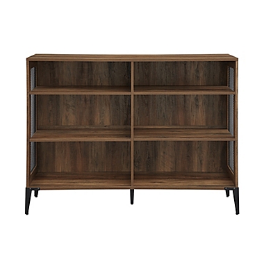 Forest Gate&trade; Wheatland 52-Inch Accent Console Table Bookshelf in Rustic Oak. View a larger version of this product image.
