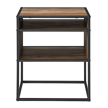 Forest Gate&trade; 20-Inch Elm Industrial Modern Wood Side Table in Rustic Oak. View a larger version of this product image.