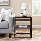 Alternate image 1 for Forest Gate&trade; 20-Inch Elm Industrial Modern Wood Side Table in Rustic Oak