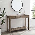Alternate image 1 for Forest Gate&trade; 1-Drawer Entryway Table in Grey Wash
