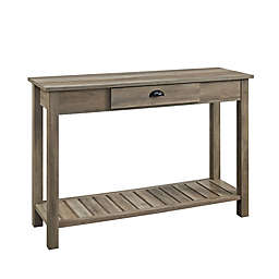 Forest Gate™ 1-Drawer Entryway Table in Grey Wash