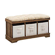 Forest Gate&trade; Entryway Storage Bench with Totes