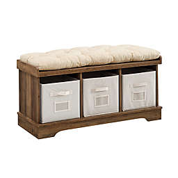 Forest Gate™ Entryway Storage Bench with Totes
