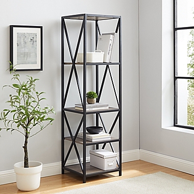Forest Gate&trade; Blair Industrial 61" Open Bookshelf. View a larger version of this product image.