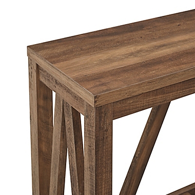 Forest Gate&trade; Charlotte Console Table in Rustic Oak. View a larger version of this product image.