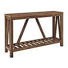 Alternate image 0 for Forest Gate&trade; Charlotte Console Table in Rustic Oak