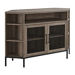 Forest Gate™ 48-Inch Metal Mesh Corner TV Stand