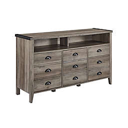 Forest Gate 52-Inch TV Stand Console in Grey