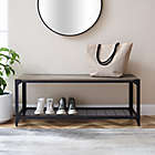 Alternate image 1 for Forest Gate&trade; Wheatland 48-Inch Entryway Shoe Bench in Grey Wash