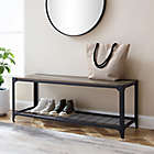 Alternate image 6 for Forest Gate&trade; Wheatland 48-Inch Entryway Shoe Bench in Grey Wash