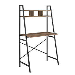 Forest Gate 56-Inch Industrial Ladder Desk in Barnwood