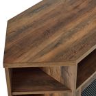 Alternate image 6 for Forest Gate&trade; 48-Inch Metal Mesh Corner TV Stand in Rustic Oak