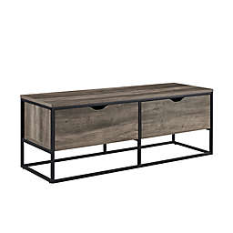 Forest Gate™ Industrial Modern 2-Drawer Entryway Bench