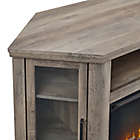 Alternate image 6 for Forest Gate 48&quot; Noah Traditional Corner Fireplace TV Stand in Grey