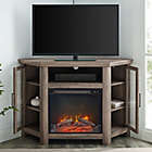 Alternate image 9 for Forest Gate 48&quot; Noah Traditional Corner Fireplace TV Stand in Grey