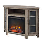 Alternate image 5 for Forest Gate 48&quot; Noah Traditional Corner Fireplace TV Stand in Grey