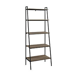 Forest Gate™ Mid-Century Modern 72-Inch Ladder Bookshelf