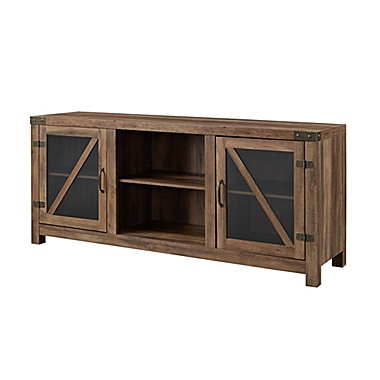 Forest Gate&trade; Wheatland 58-Inch TV Stand in Rustic Oak. View a larger version of this product image.