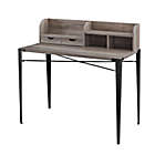 Alternate image 5 for Forest Gate&trade; Harlow Mid-Century Modern Computer Desk in Grey