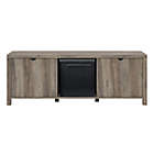 Alternate image 6 for Forest Gate&trade; 70-Inch Rustic Electric Fireplace TV Stand in Grey Wash