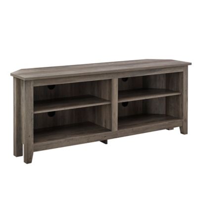 Forest Gate&trade; Thomas 58-Inch Corner TV Stand in Grey Wash