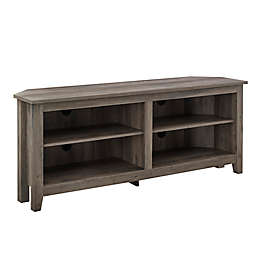 Forest Gate™ Thomas 58-Inch Corner TV Stand in Grey Wash