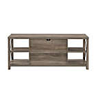 Alternate image 5 for Forest Gate&trade; Wheatland 60-Inch 2-Door TV Stand in Grey