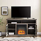 Alternate image 9 for Forest Gate&trade; 58-Inch Traditional TV Stand with Electric LED Fireplace in Grey Wash