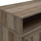 Alternate image 9 for Forest Gate Wheatland Farmhouse 2-Door Fireplace TV Stand in Grey Wash
