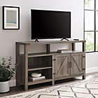 Alternate image 1 for Forest Gate&trade; Wheatland 58-Inch TV Stand with Right Cabinet in Grey