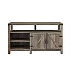 Alternate image 5 for Forest Gate&trade; Wheatland 58-Inch TV Stand with Right Cabinet in Grey