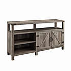 Alternate image 0 for Forest Gate&trade; Wheatland 58-Inch TV Stand with Right Cabinet in Grey