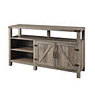 Alternate image 6 for Forest Gate&trade; Wheatland 58-Inch TV Stand with Right Cabinet in Grey