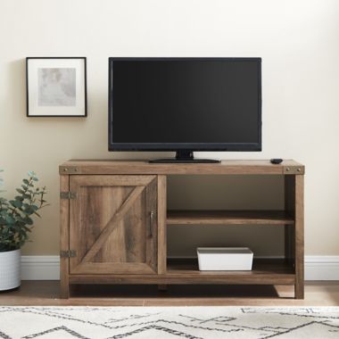 Forest Gate&trade; Wheatland 44-Inch TV Stand in Rustic Oak. View a larger version of this product image.