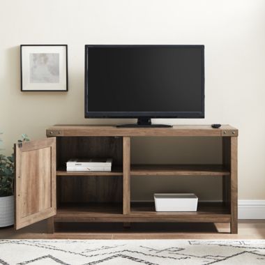 Forest Gate&trade; Wheatland 44-Inch TV Stand in Rustic Oak. View a larger version of this product image.