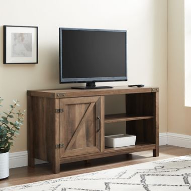 Forest Gate&trade; Wheatland 44-Inch TV Stand in Rustic Oak. View a larger version of this product image.
