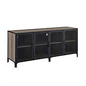 Forest Gate&trade; Willow 60-Inch TV Console with Metal Mesh Doors
