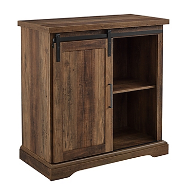 Forest Gate&trade; Sage Sliding Door Accent Cabinet in Rustic Oak. View a larger version of this product image.